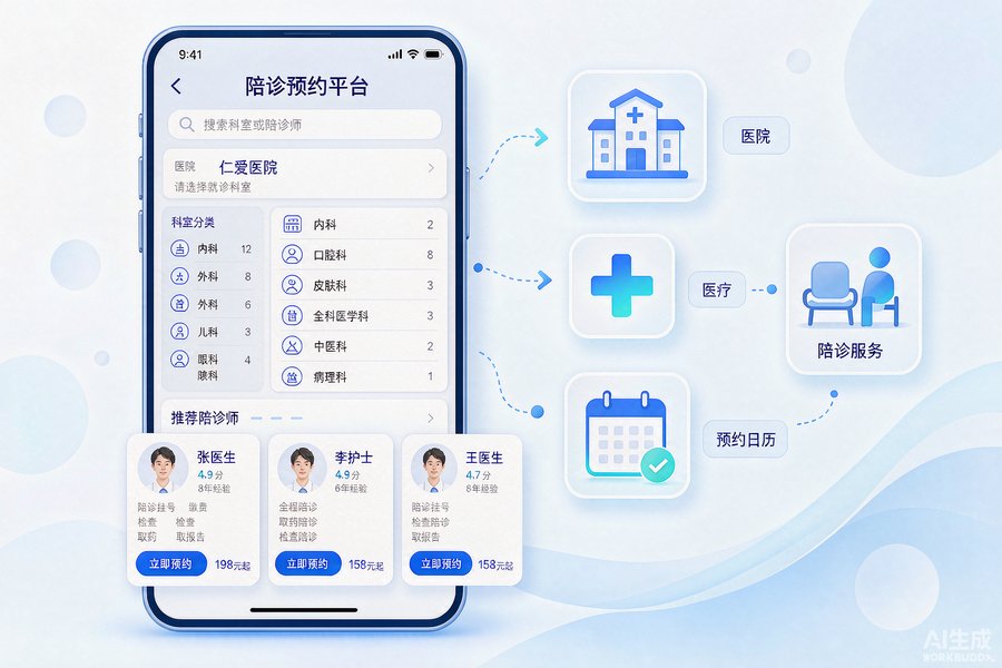 陪诊预约平台案例