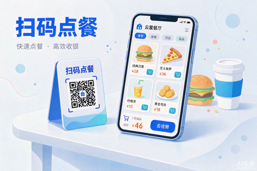 餐饮扫码点餐系统案例